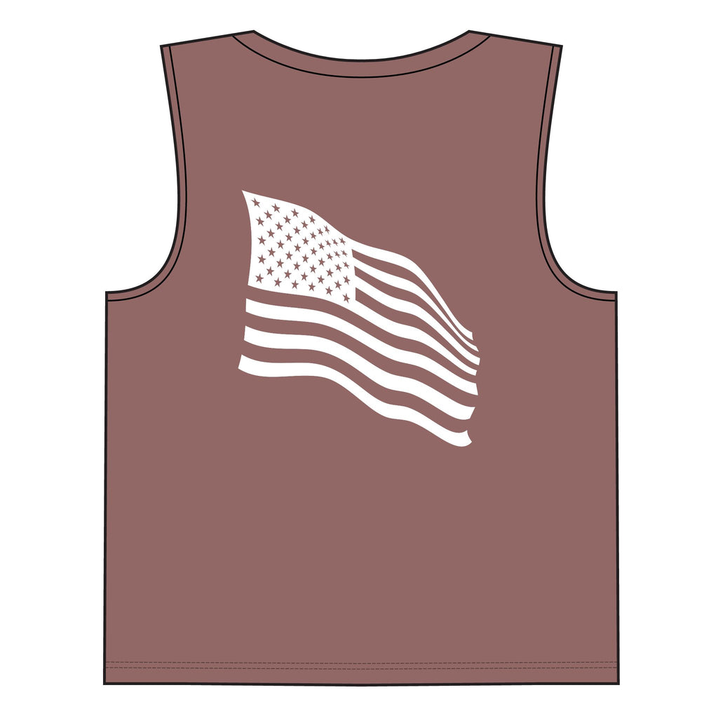 Freedom Looks Good On Me Muscle Tank | Red White Unfiltered | Group Chat Energy