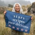stars stripes poor decisions | Group Chat Energy | Red White & Unfiltered