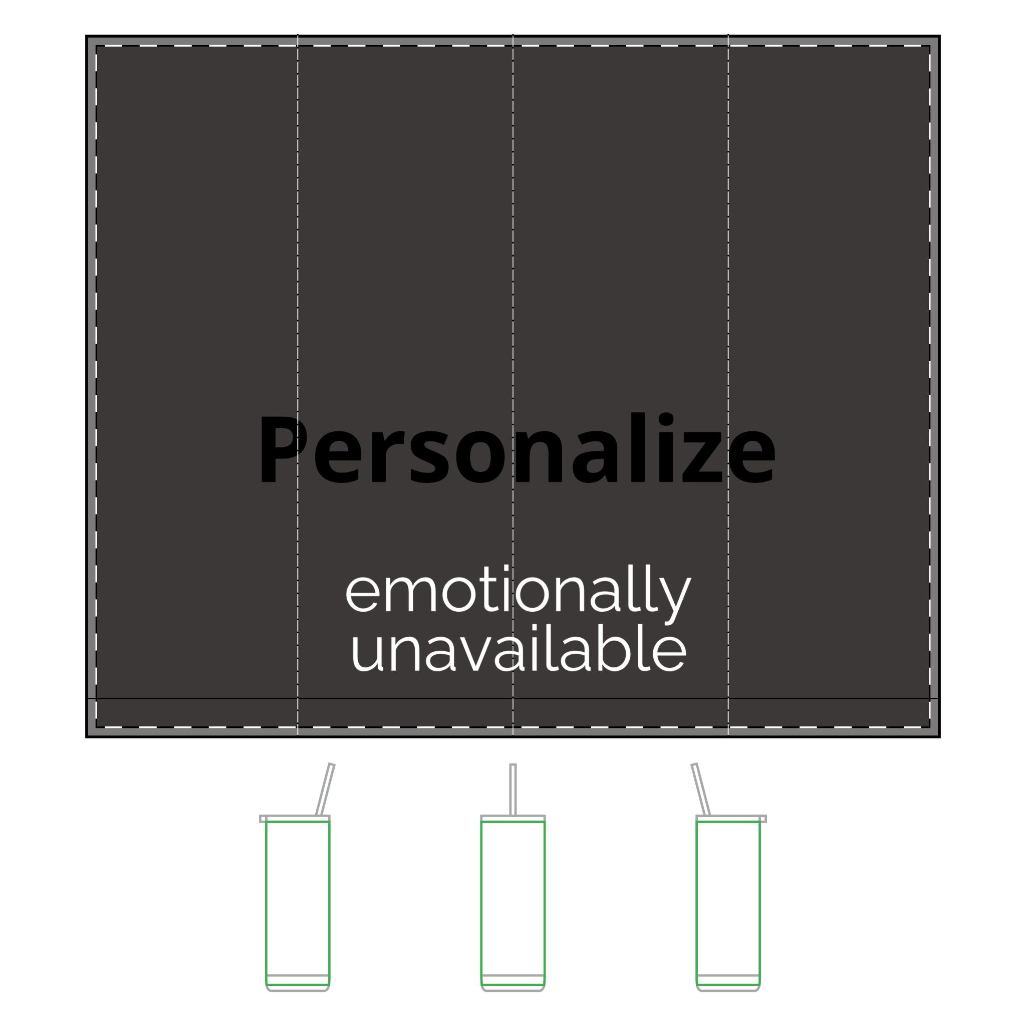emotionally unavailable tumbler | Group Chat Energy | Loyal but Questionable
