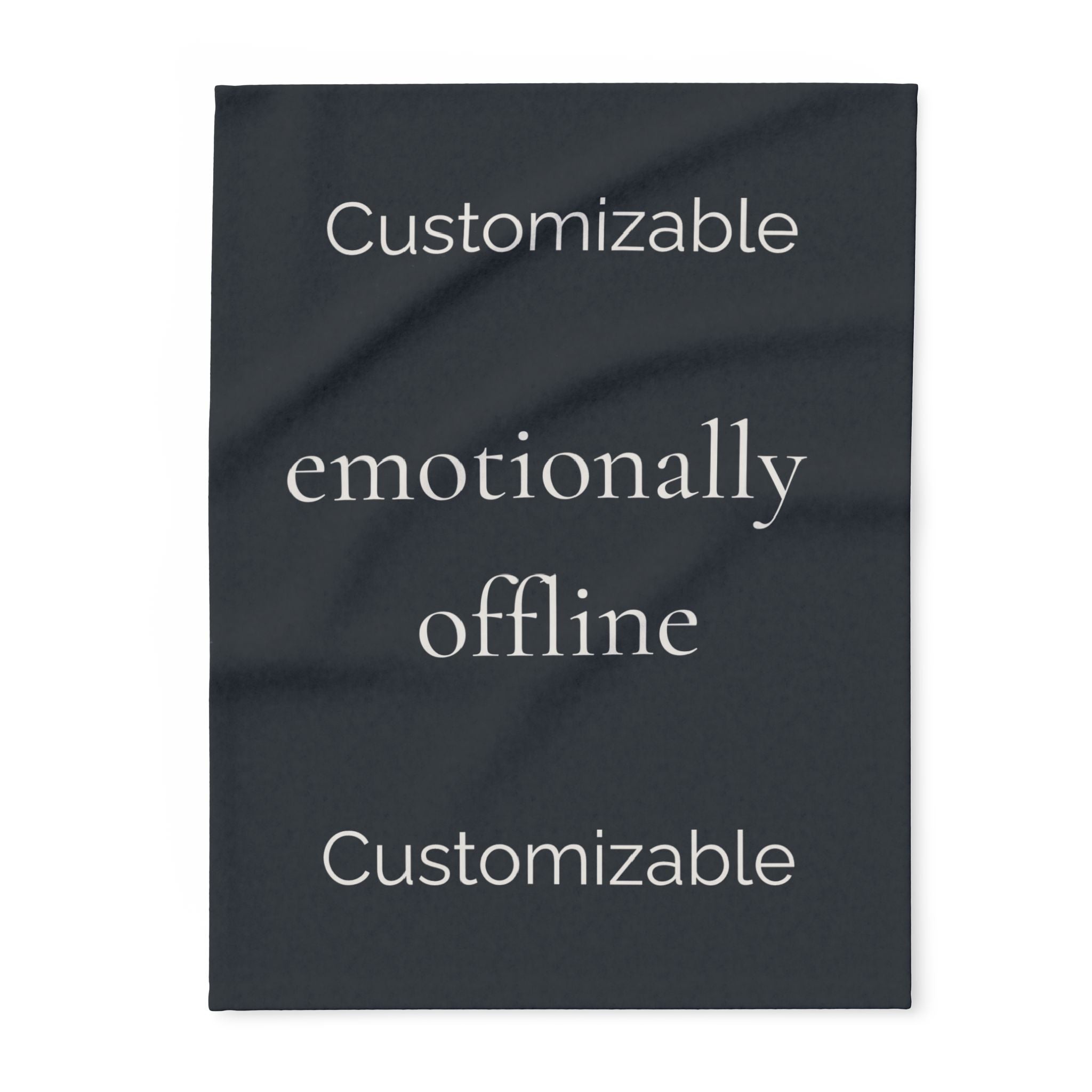 emotionally offline | fleece blanket | Group Chat Energy Collection