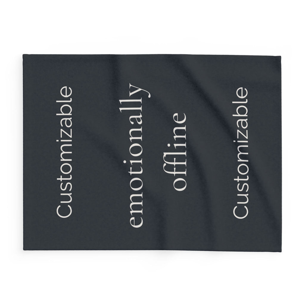 emotionally offline | fleece blanket | Group Chat Energy Collection