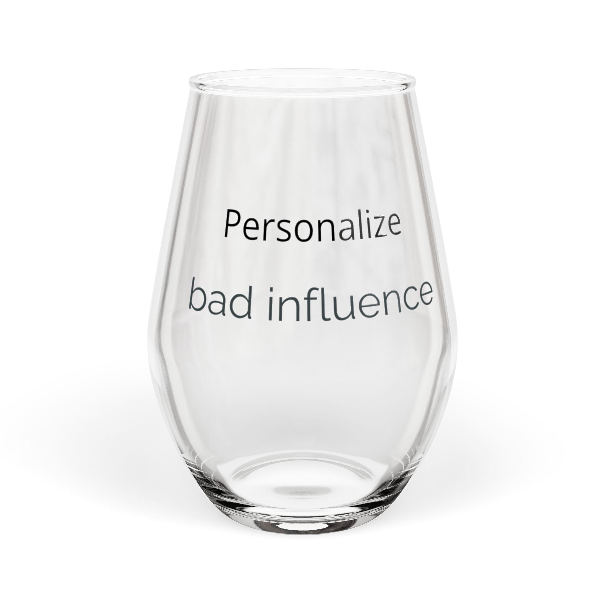Funny Wine Glass | "bad influence" | Cute Wine Glass Gift | Best Friend Gift | Funny Gift for Her | Girls Night Glass