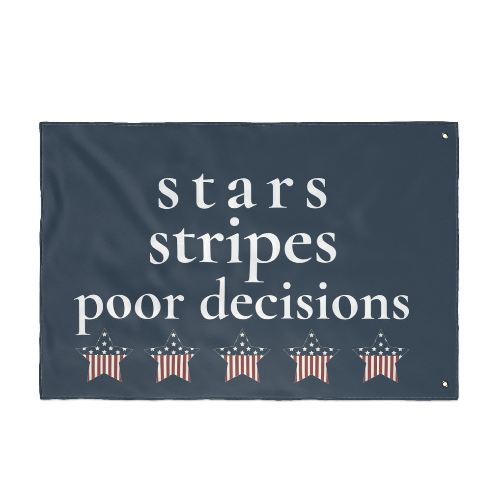 stars stripes poor decisions | Group Chat Energy | Red White & Unfiltered
