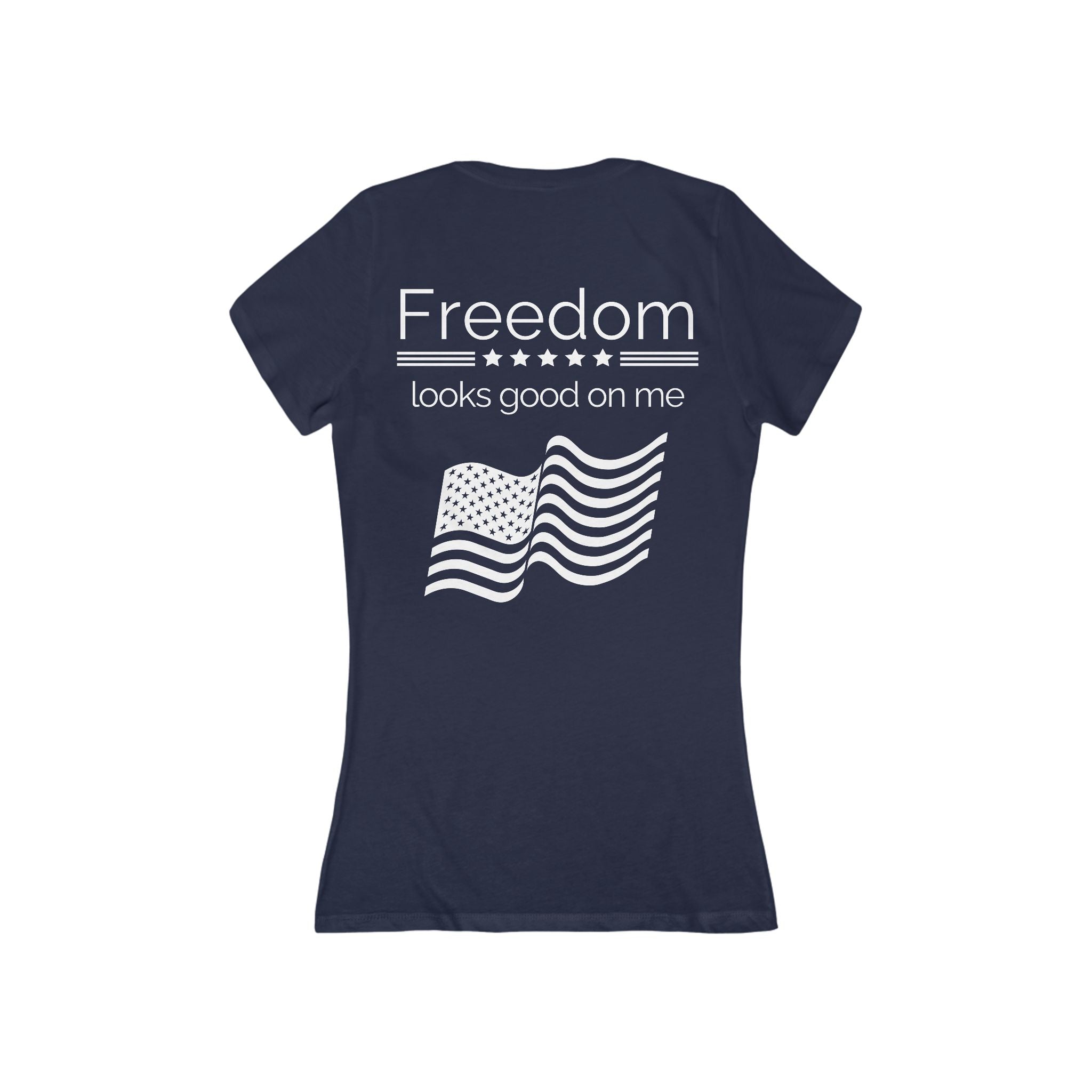 Freedom looks good on me | V-Neck Tee
